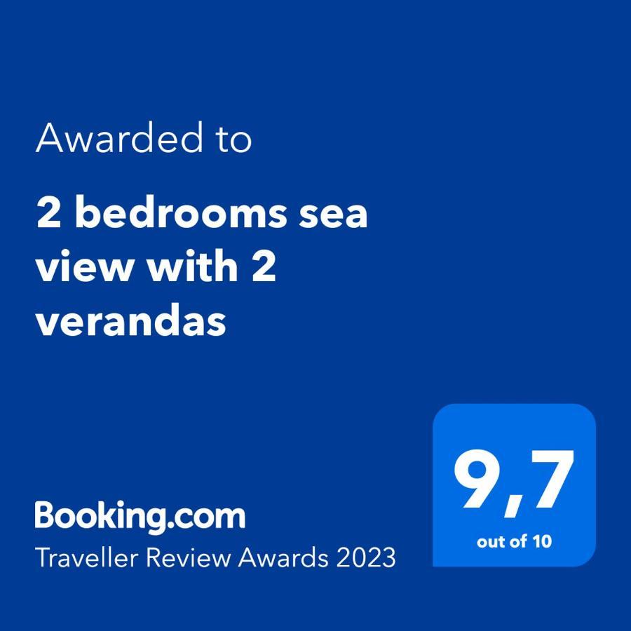 Large Apt 2 Bedrooms Sea View & 2 Balconies Larnaka Exterior foto